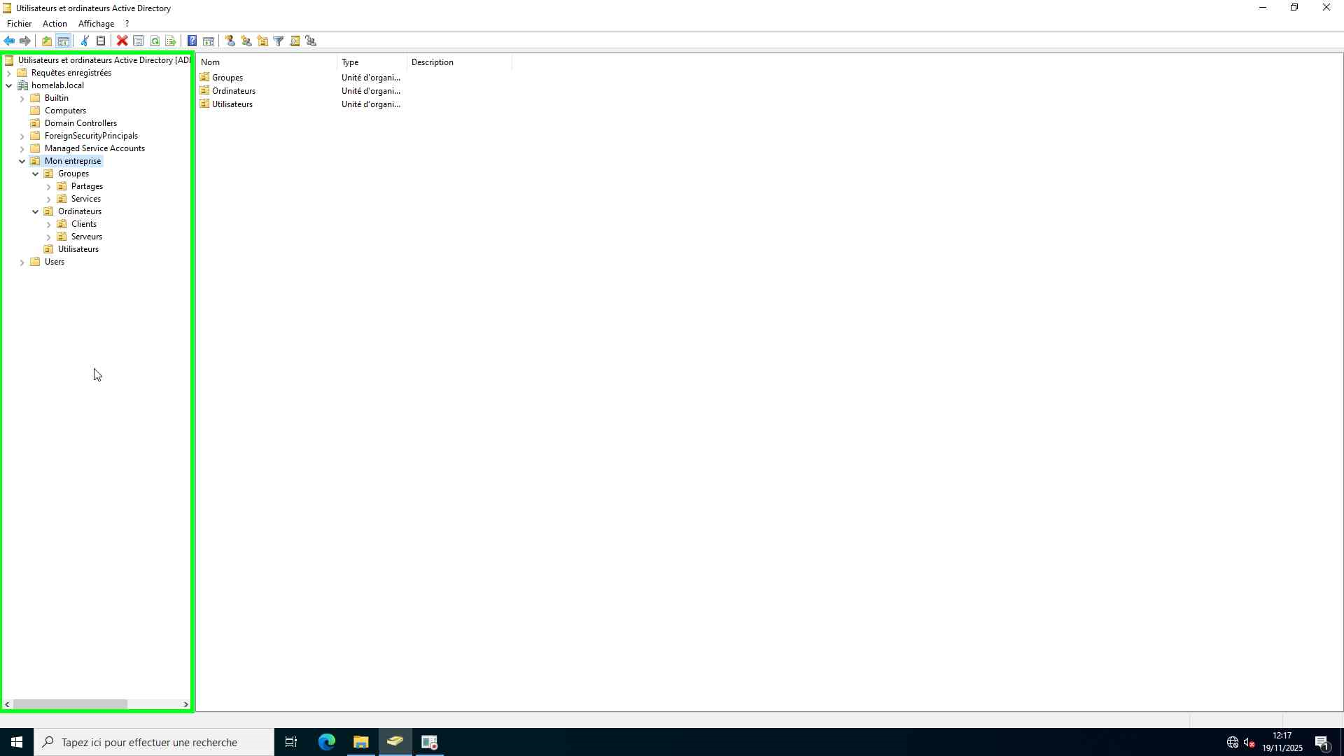 Configuration ADDS